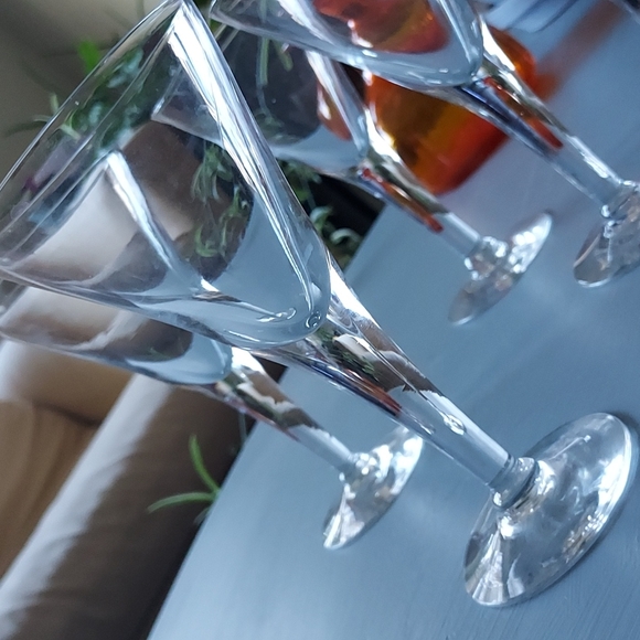 Antique hand-blown primitive cocktail glasses martini glasss 🍸 - Picture 14 of 14